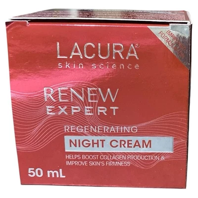 Lacura Renew Expert Anti Aging Regenerating Night Cream Skin Care 50ml New Box - image 1 of 4