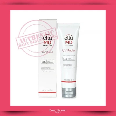 Elta MD UV Facial Broad Spectrum SPF 30+85g 3oz Tube EXP 8/2027 NEW FAST SHIP - Image 1 of 4