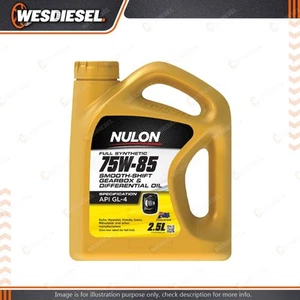 Nulon Full Synthetic 75W-85 Smooth Shift Manual Gearbox and Transaxle Oil 2.5L - Picture 1 of 2