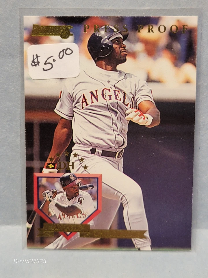 1995 Donruss - Chili Davis #452 Press Proof 1 of 2000 - Image 1 of 2