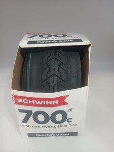 New Schwinn 700c Hybrid Bike Tire 28” X 38mm Puncture Guard Helps Prevent Flats - Picture 1 of 4