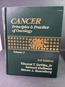 Cancer Principles &practicd Of Oncology By DeVita, Jr., Hellman & Rosenberg 3rd - Picture 1 of 4