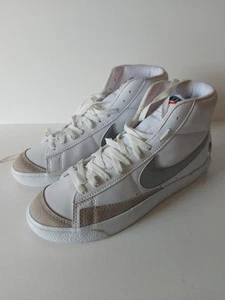 Nike Blazer Hi-Tops Size 6 UK White/Silver DA6364-101 - Picture 1 of 12