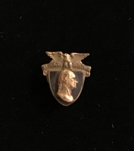 1932 George Washington Bicentennial Button Manschettenknopf Anstecknadel 200 Jahre - Bild 1 von 3