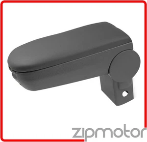 99-04 VW GOLF JETTA BORA REPOSABRAZOS CONSOLA CUERO GRIS - Imagen 1 de 3