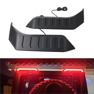 Rear Roof Spoiler Wing With Tail Light Lamp For Jeep Wrangler JK JKU 2007-2017 - Picture 1 of 19