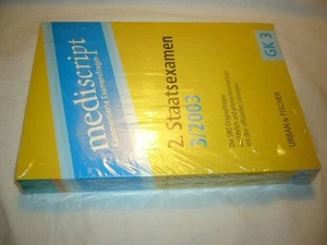 Mediscript, Kommentierte Examensfragen, GK 3, je 2 Bde. : 2. Staatsexamen 3/2003 - Bild 1 von 1