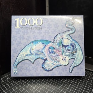 RARE 2004 FX Schmid "ICE DRAGON" 1000 Piece Puzzle #78018 New Sealed Vintage F/S - Picture 1 of 10