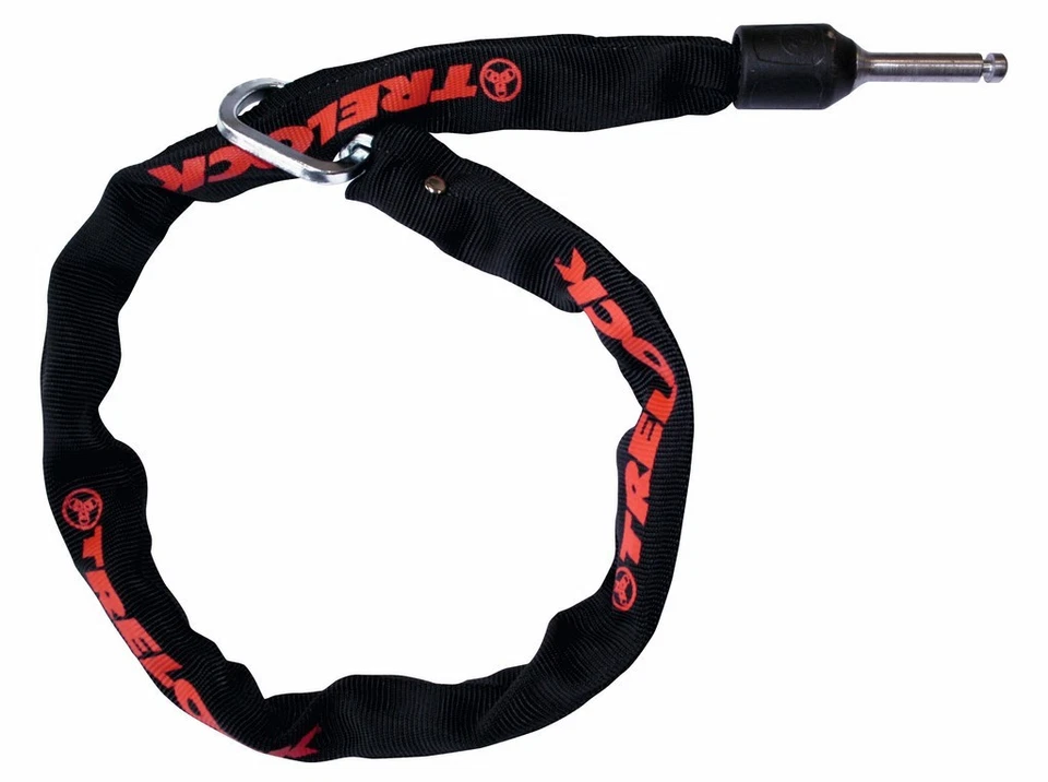 Trelock ZR 455 Catena inseribile 100cm diametro 8mm con Custodia Nero - Immagine 1 di 1