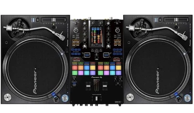 Komplettes DJ Set! 2 PlX 1000 + Pioneer Mixer SM7 inkl. Tragetasch & Koffer! - Bild 1 von 4
