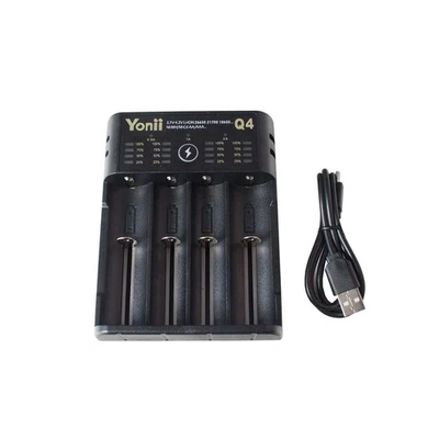 Professor Optiken Universal Ladegerät für Lithium-Ionen-Akkus, 0,5-2A - 4-fach - Bild 1 von 4