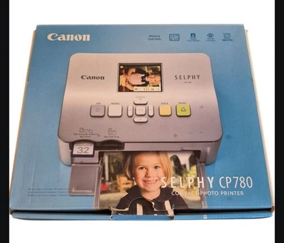 Canon CP780 SELPHY Portable Photo Printer, Silver,Photo Paper Opened Never Used - Image 1 of 4