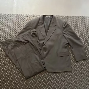 Haggar Black Label Black Suit Blazer And Pants Mens Size 48 Pants 48x29 - Picture 1 of 24