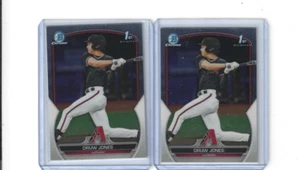 2 2023 Bowman DRUW JONES Chrome 1st Bowman Diamondbacks BCP-25 - Picture 1 of 1