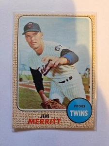 Jim Merritt 1968 Topps #64 excelente/como nuevo envío combinado - Imagen 1 de 2