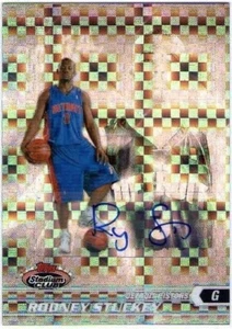 RODNEY STUCKEY 2007-08 Stadium Club Chrome X-Fractor Rookie Autograph Auto Card - Picture 1 of 2