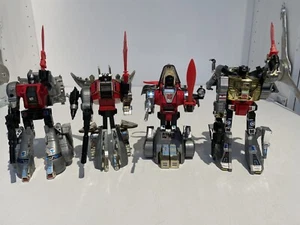 Original Hasbro Takara Transformers G1 Autobot Dinobots - full set of four - Picture 1 of 24