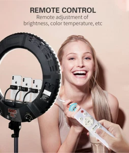 Yidoblo LX-480DII 48W 5500K LED Ring Light With Remote Control For Makeup Live - Picture 1 of 11