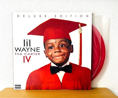 Lil Wayne / Tha Carter IV 2011 US RED 2LP Cash Money Records B001605701 DRAKE - Image 1 of 4