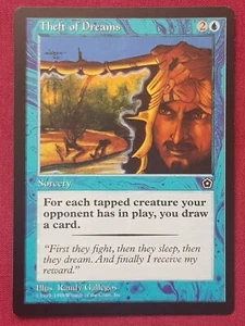 Magic The Gathering PORTAL SECOND AGE THEFT OF DREAMS blue card MTG - Picture 1 of 2