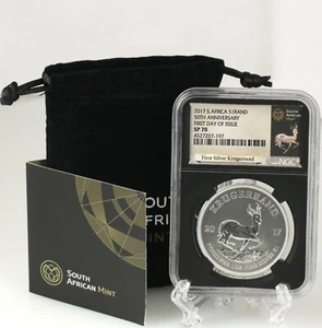 2017 S. Africa S 1RAND 50TH Anniversary First Day Of Issue SP70 NGC Bag /COA - Picture 1 of 7