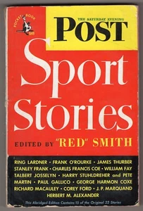 SPORT STORIES Edited by Red Smith 1949 1st Vintage Paperback Pocket Book 649 - Imagen 1 de 2