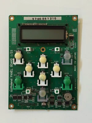 Roland RS-540/640/VP-300i/540i “USED”DisplayControl Board Wide Solvent Printer - Image 1 of 2