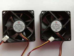 1 pcs Brushless DC Cooling 7 Blade Fan 8025S 5V 80x80x25mm 3Wire Sleeve Bearing - Imagen 1 de 4