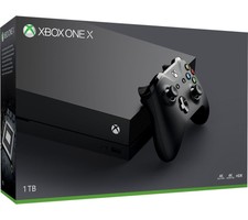 Microsoft Xbox One X 1TB 4K Gaming Console - Black