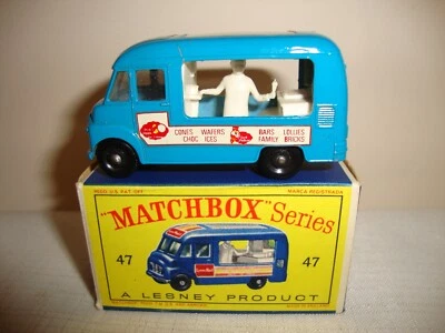 LESNEY MATCHBOX 1-75 47B LYONS MAID ICE CREAM VAN - EXCELLENT in original D BOX - Image 1 of 4