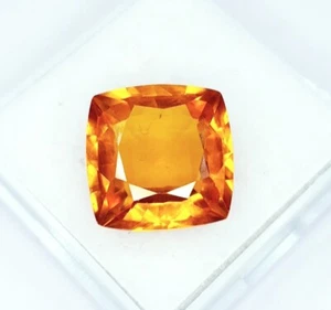 10.82 Ct Natural Orange Padparadscha Sapphire Certified Loose Gemstone Cushion - Bild 1 von 10