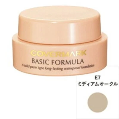 COVERMARK Basic Formula Foundation 11g SPF33 PA+++ E7 Medium Ocker - Bild 1 von 4
