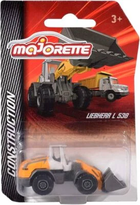 Liebherr L 538 Orange Wheel Loader Majorette Construction 263C 1:87 Toy - Image 1 of 3