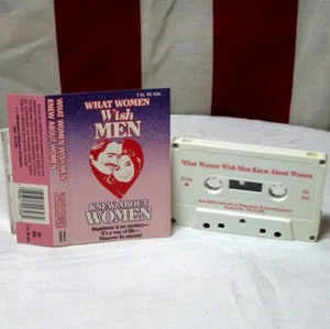 WHAT WOMEN WISH MEN KNEW ABOUT WOMEN cassette-tape 1989 love & common sense - Picture 1 of 1