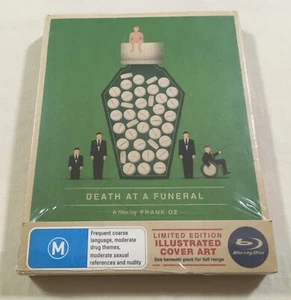 Death at a Funeral (2007) - Limited Edition Illustrated Blu-Ray | New | Rare - Picture 1 of 3