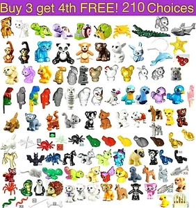 Lego ANIMALS Pet Zoo Farm Minifigure Wildlife Cat Dog Bird Friends Lot NEW Upick