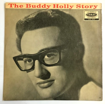The Buddy Holly Story  - Vinyl LP Compilation  UK Coral 1959 Mono The Crickets - Image 1 of 4