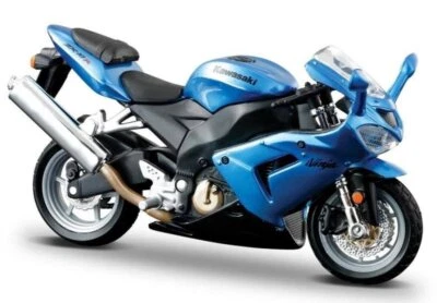 KAWASAKI Ninja ZX-10R - bluemetallic - Bburago 1:18 - Immagine 1 di 4