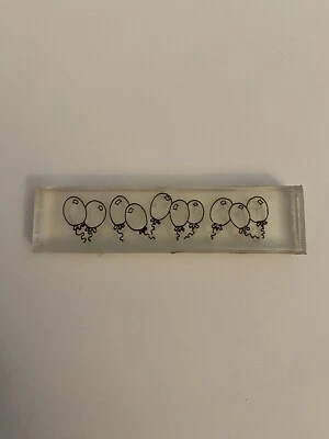 Provo Craft Balloons Rubber Stamp RS28 - Image 1 of 4