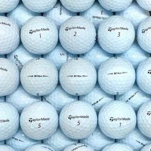 TaylorMade TP5x Used Golf Balls 5A AAAAA 100 Balls White High Compression Rating - Picture 1 of 8