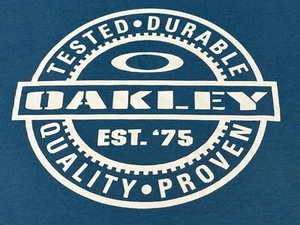T-shirt da uomo OAKLEY taglia M - MEDIA - BLU - OAKLEY - vestibilità regolare - Foto 1 di 20