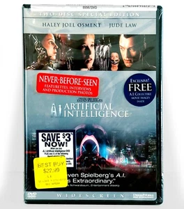A.I. - Artificial Intelligence (2-Disc DVD, 2001, Widescreen) Brand New ! - Picture 1 of 3