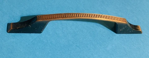 Copper hardware cabinet handle drawer pull Mid Century Modern Art Deco 3" center Cover