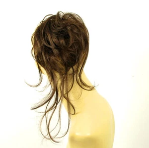 Haargummi Scrunchie Haarteil Haarverdichtung Schokolade Poly Mesh Kupfer 22 6h30 - Picture 1 of 2