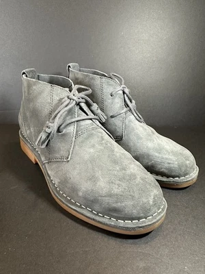 Botas Hush Puppies para mujer Cyra Catelyn DK gris 8W gamuza zapatos al tobillo HWR5490-035 Foto 1 de 4