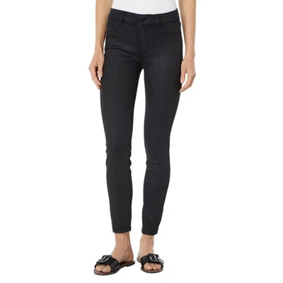 DL 1961 Florence 牛仔裤 Instasculpt,Medina 涂层,加大尺寸 24W,全新带标签 — 第 1/4 张图片