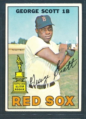 1967 Topps #75 GEORGE SCOTT Boston Red Sox ~ VG to VG+ wrinkle - Image 1 of 2