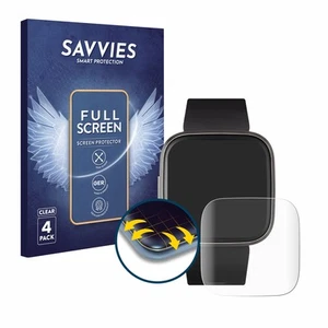 4x Full-Screen Schutz Folie für Fitbit Versa 2 3D Curved Edge Display - Zdjęcie 1 z 6