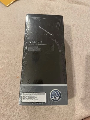AKG C 747 Shotgun Mini Condenser Professional Microphone + Windshield Brand New - Image 1 of 4
