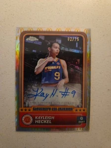 KAYLEIGH HECKEL 2024 Topps Chrome McDonalds All American Logo Autograph /75 - Picture 1 of 3